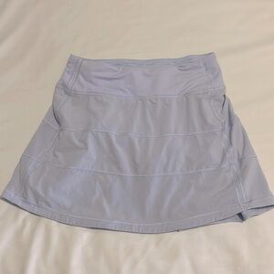 Periwinkle size 0 Lululemon skirt, Pace Rival Midrise